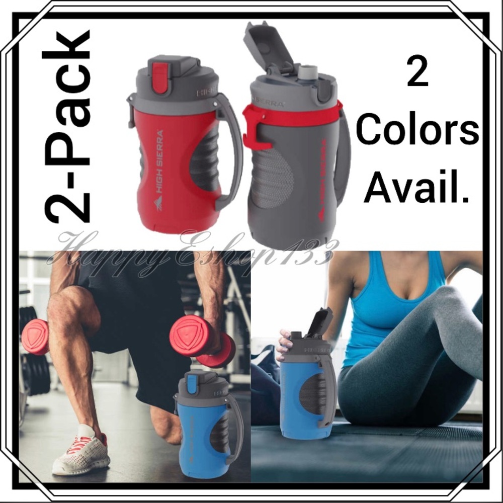 High Sierra Max-Hydrate Sport Jugs, 2-Pack, Red